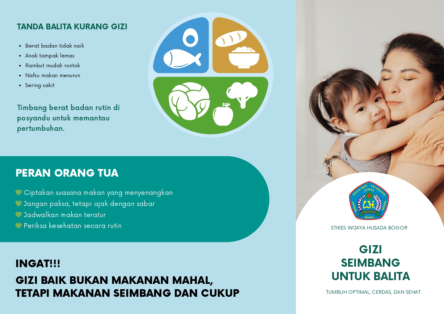 Leaflet Gizi Seimbang Untuk Balita